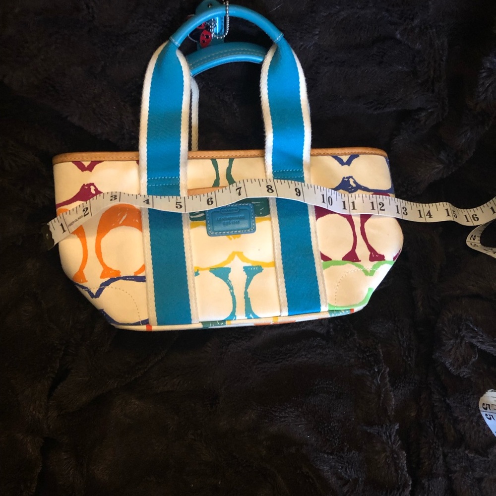 COACH MINI MATERIAL TOTE - Picture 3 of 8